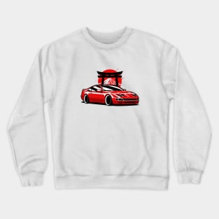 Red 300ZX Mountain Crewneck Sweatshirt